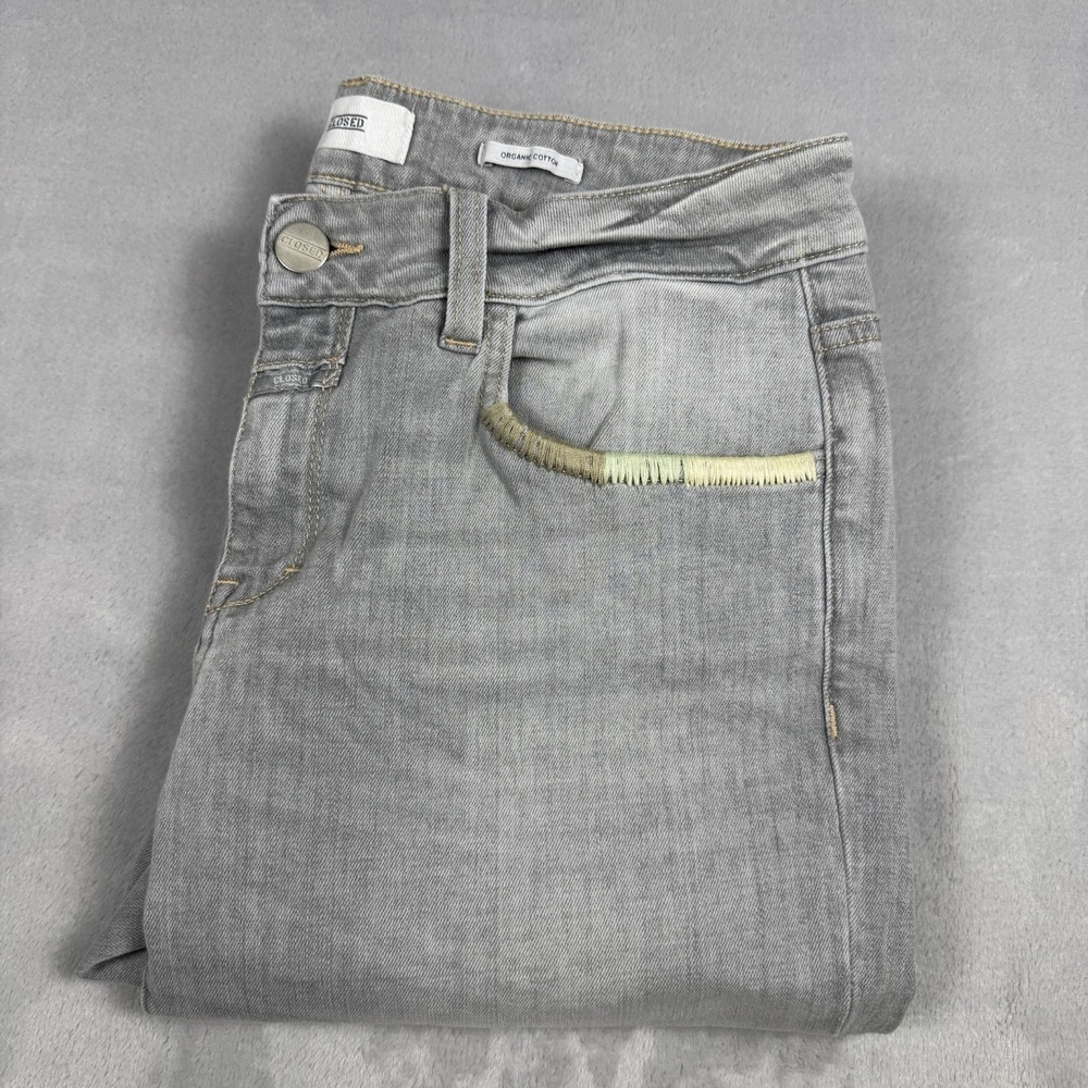 Closed‎ C91833-08-EM Womens Jeans  Size 29 Light Gray Stretch Straight